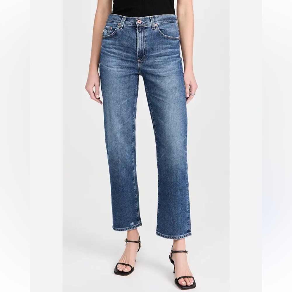 Adriano Goldshmied Prima Ankle Jeans. Classic Blue Denim Jeans. Size 28R